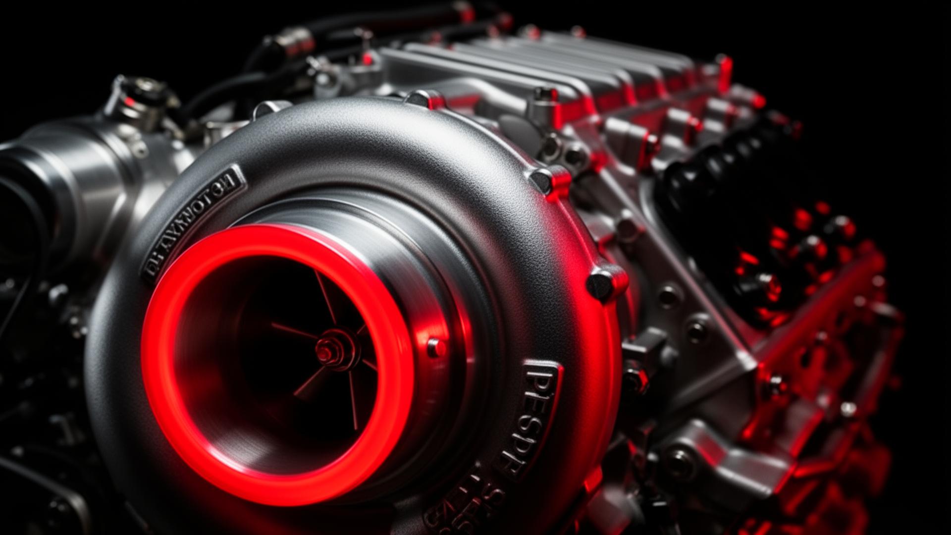 High performance turbocharger engine